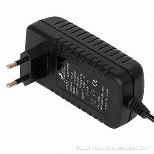 AC/DC Adapter for CCTV Camera, with 48W Maximum Output Power and European Plug